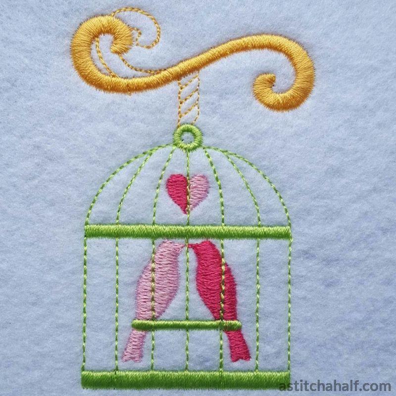 Tweety Birdcage - aStitch aHalf