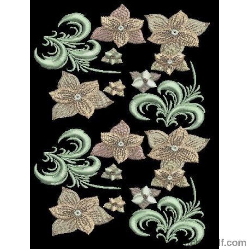 Urban Florals Combo - aStitch aHalf