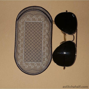 Vanilla Kisses Eyeglass Case - aStitch aHalf
