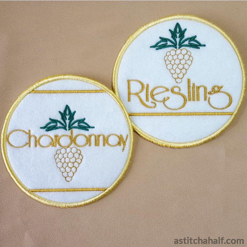 Vino Lettering and Coasters Bundle