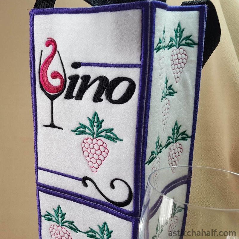 Vino Wine Bottle Tote
