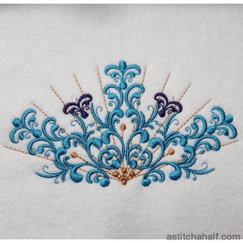 Vividly Beautiful - aStitch aHalf