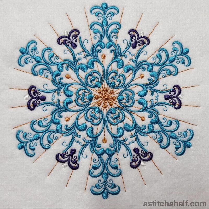 Vividly Beautiful - aStitch aHalf