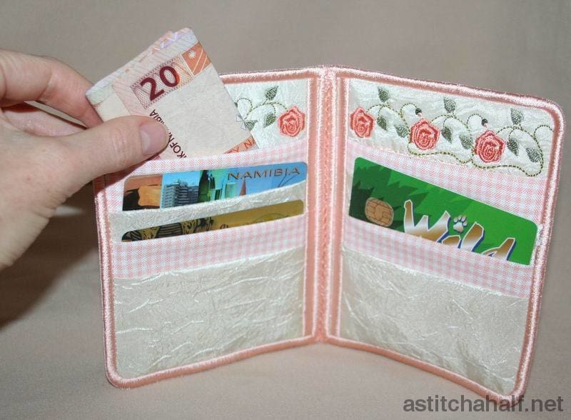 Wallet Pour Elle - a-stitch-a-half