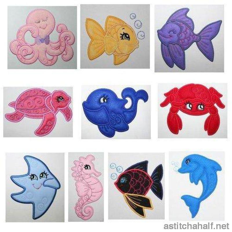 Water World Combo - a-stitch-a-half