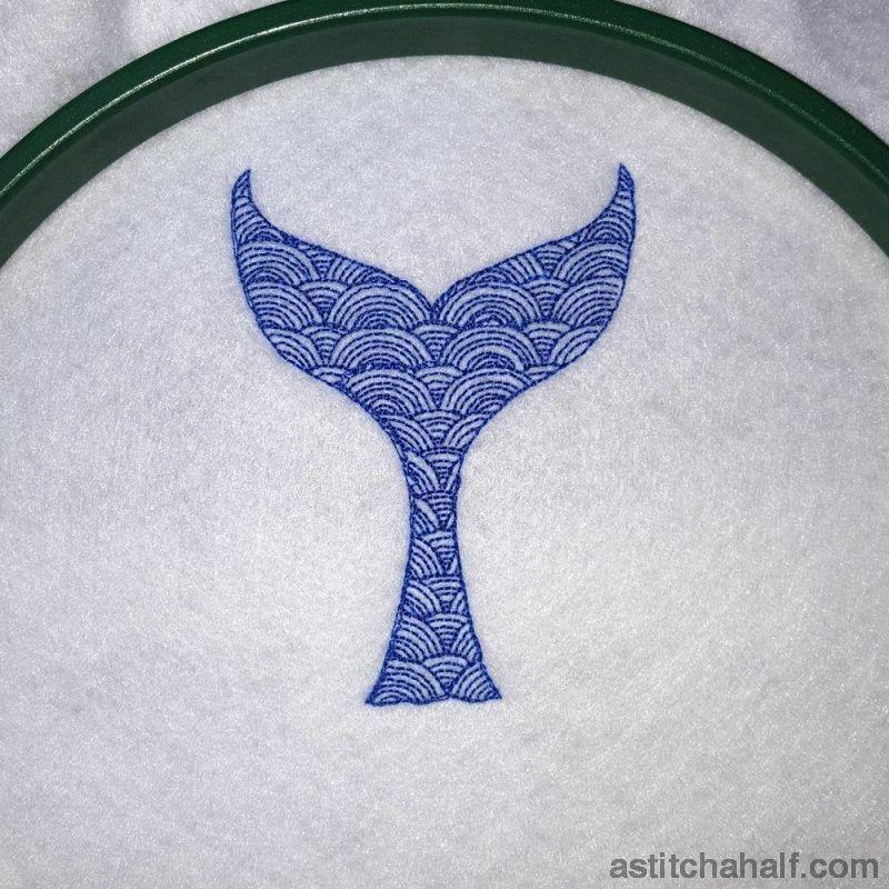 Whale in my Pocket - aStitch aHalf