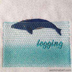 Whale Logging - aStitch aHalf