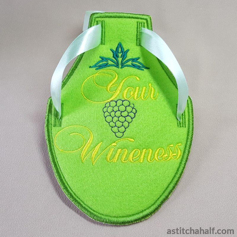 Wine Bottle Apron Your Wineness