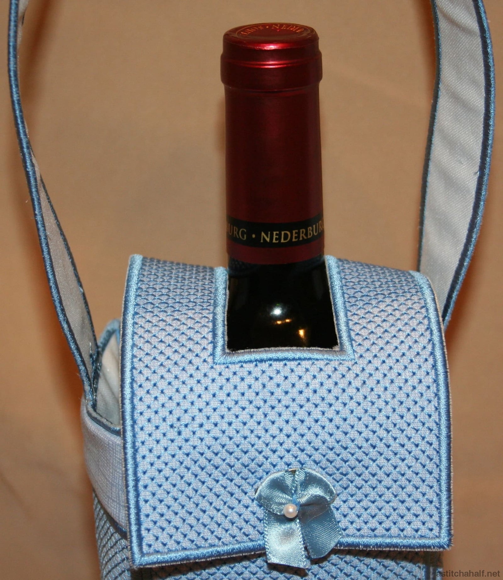 Winebag Applique - a-stitch-a-half