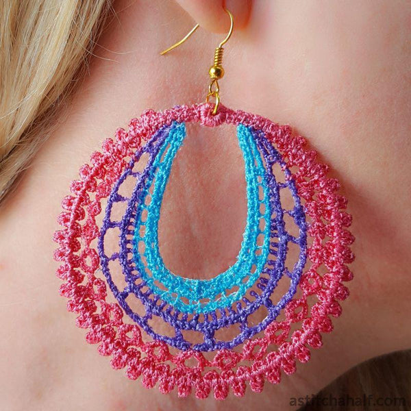 Wondrous Web Freestanding Lace Earrings
