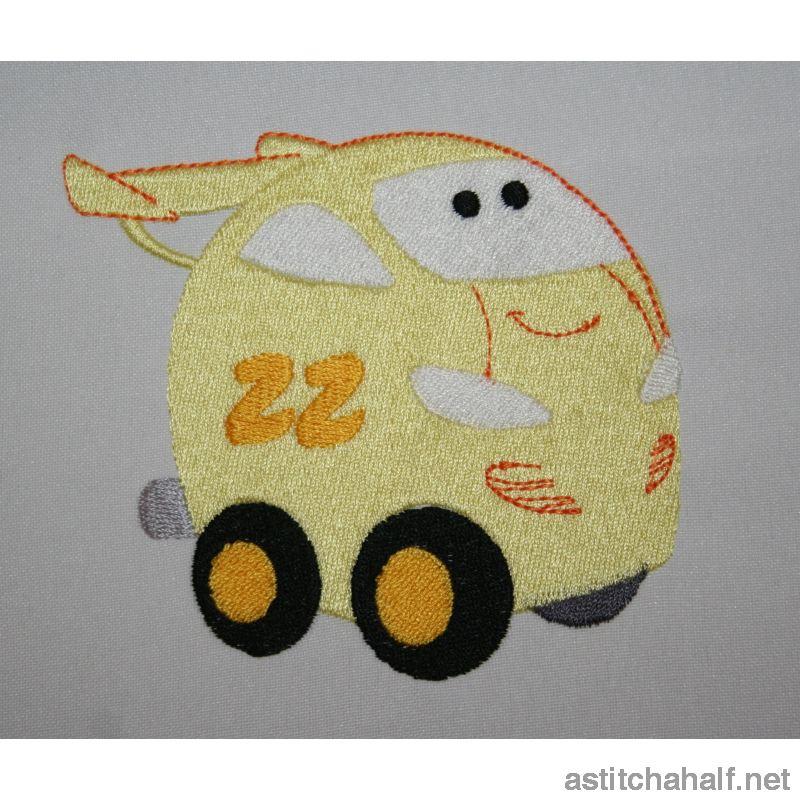 Yeller Car - a-stitch-a-half