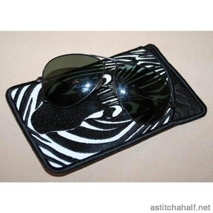 Zebra Eyeglass Cases - a-stitch-a-half